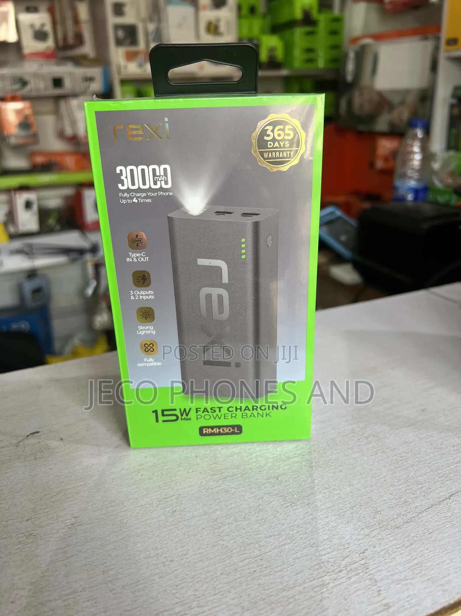 Rexi RMH 30, 30000 Mah Powerbank