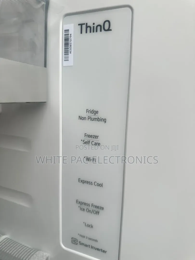 Lg 674 Litre Inverter Fridge Said by Said Freezer(Ice Water Dispenser)