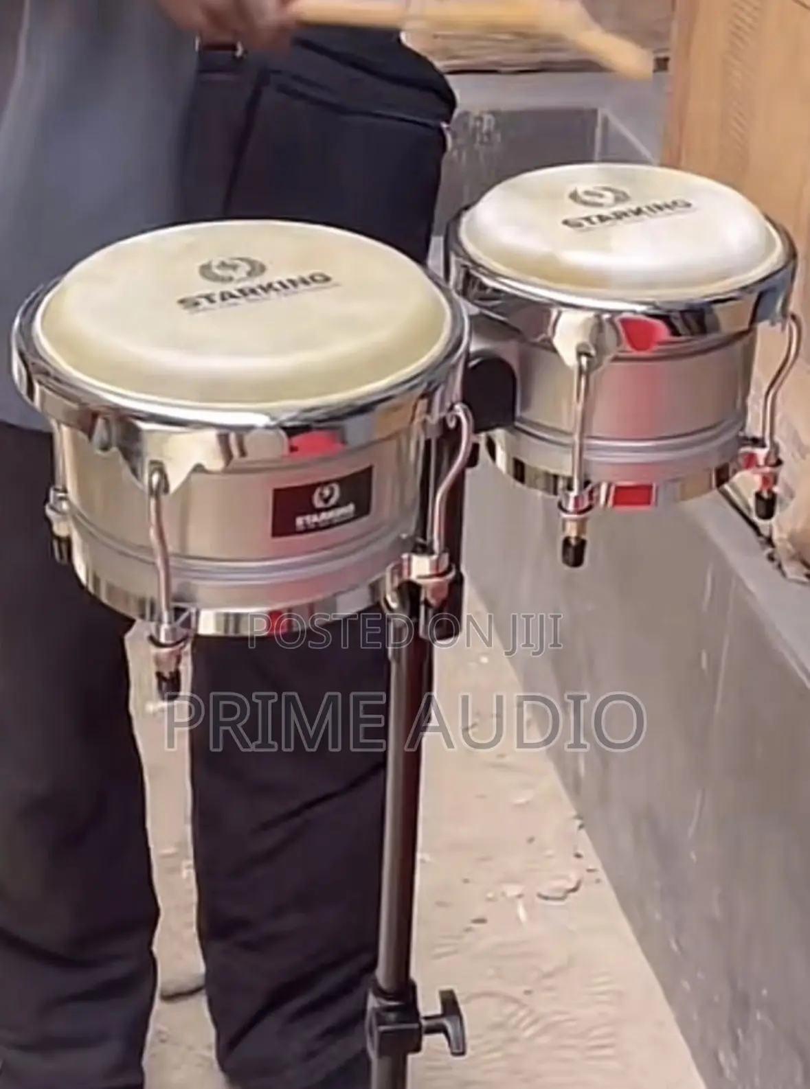 Original Dj Conga Drums With Stand and Sticks