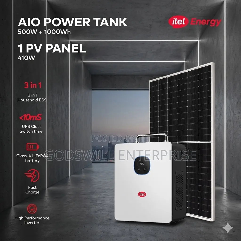 Itel Power Tank 500watts 1000wh