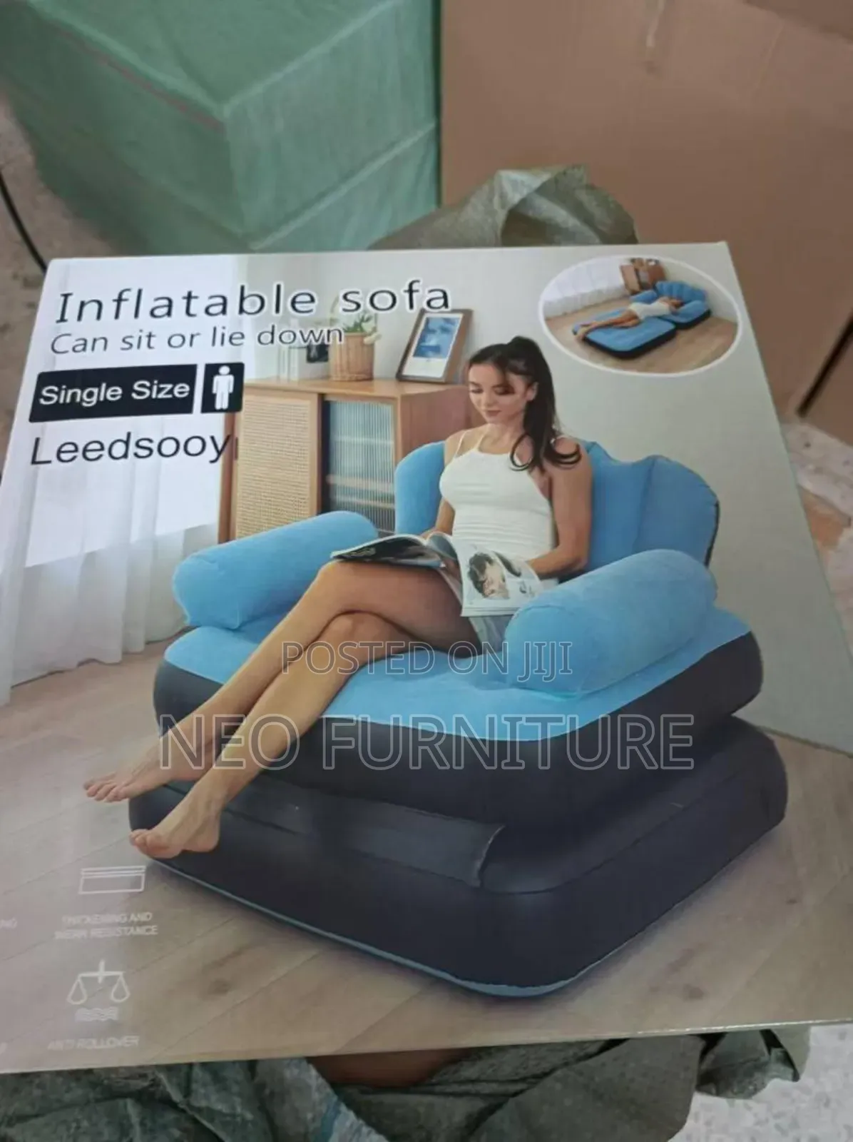 2 in 1 Inflatable Chair and Bed