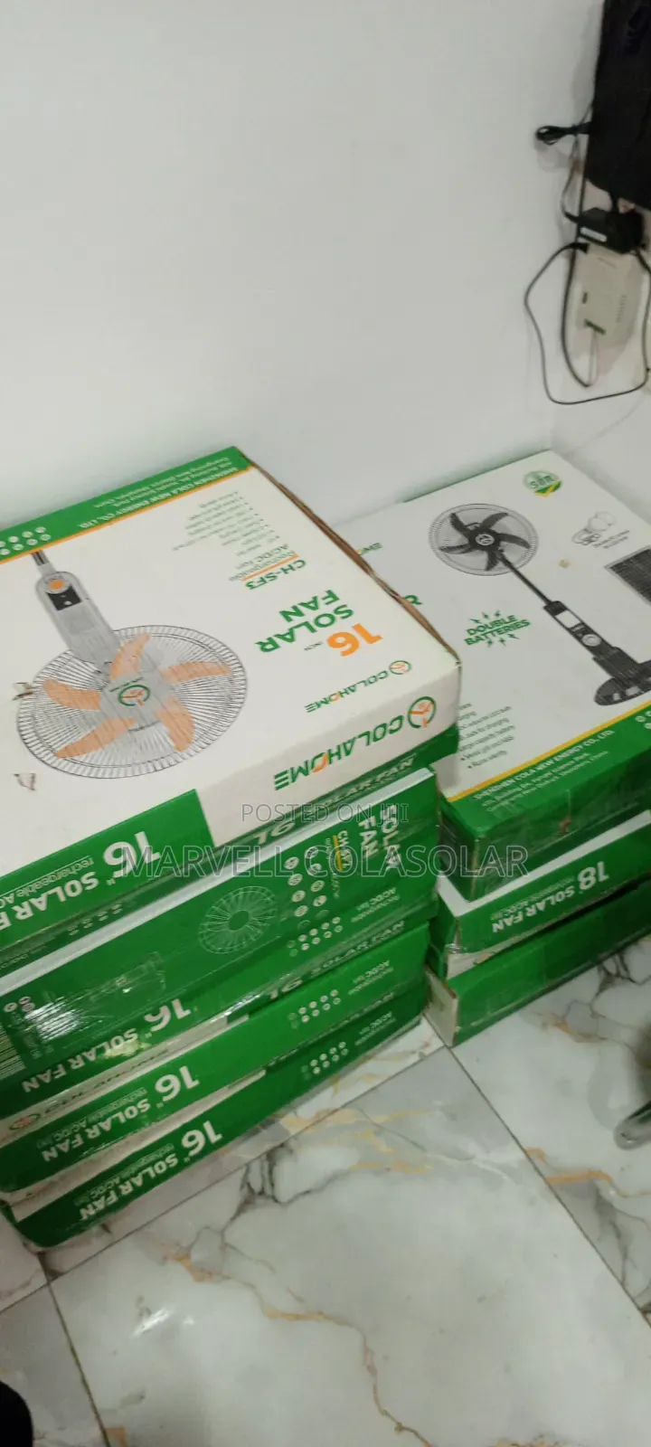 16" Colasolar Standing Fan