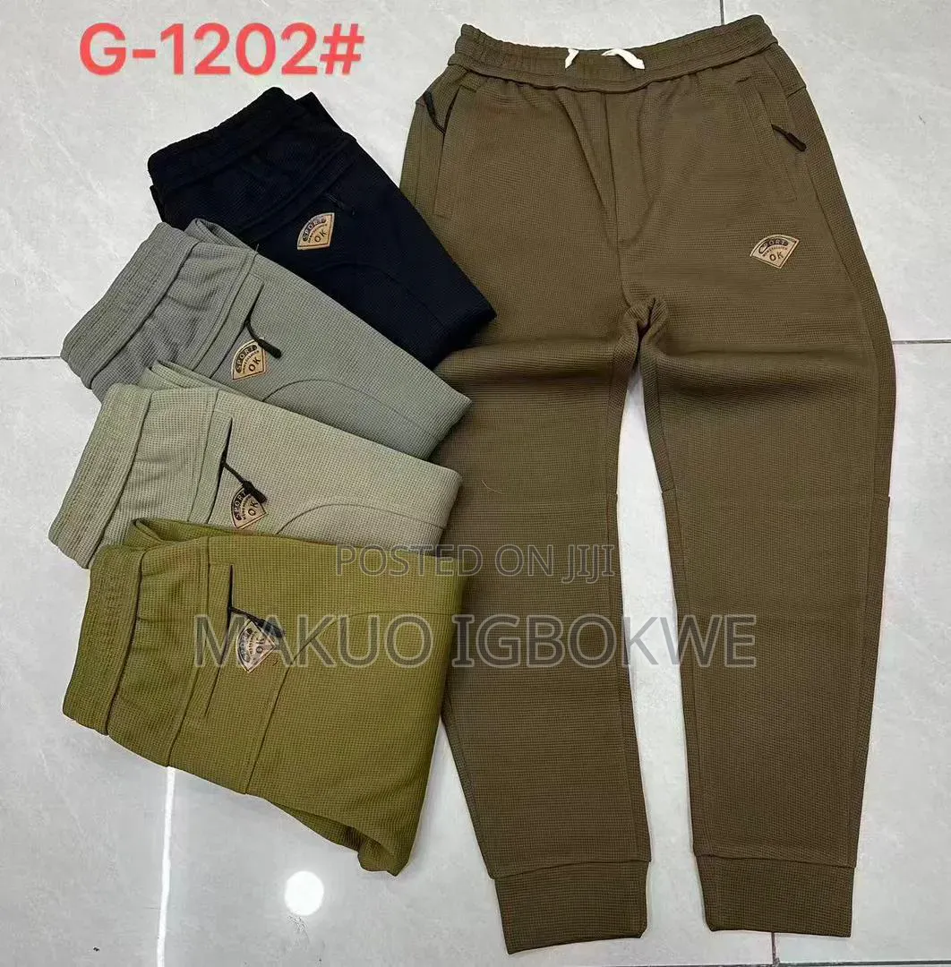 Thick Premium Luxury Joggers Trousers for Adults Different Sizes