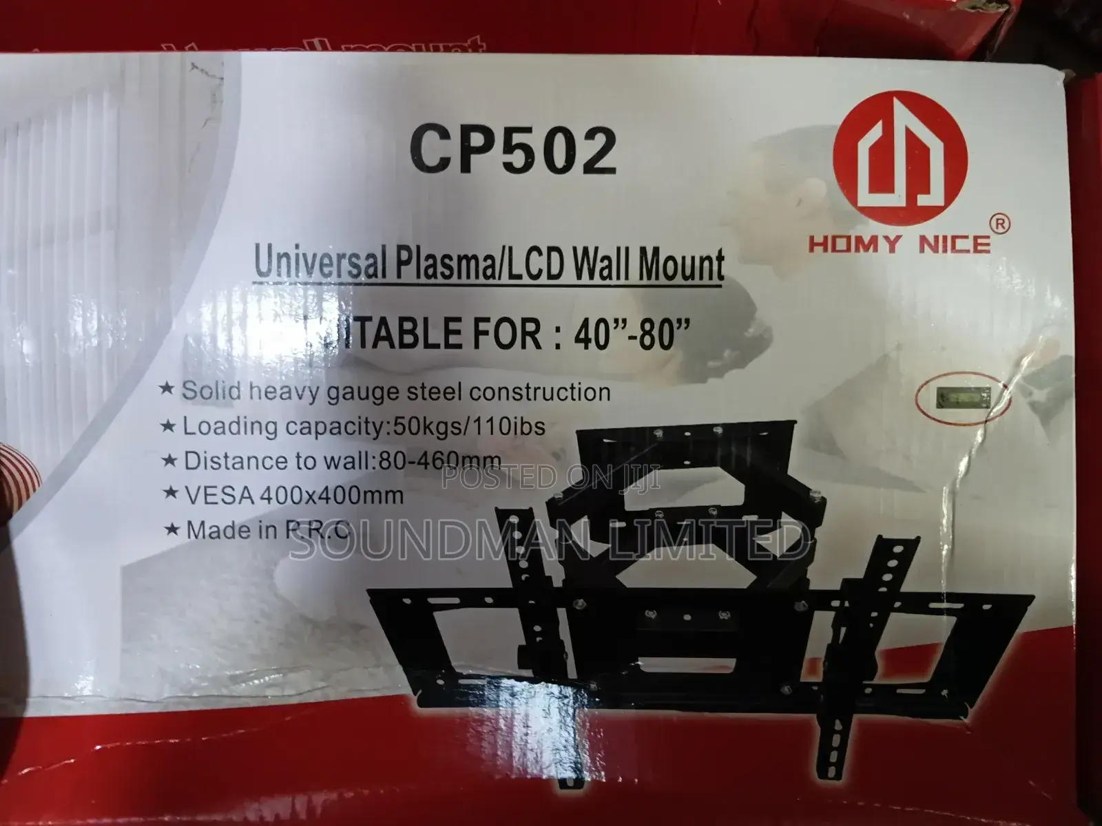 Heavy Duty Adjustable Tv Hanger for 40"-80