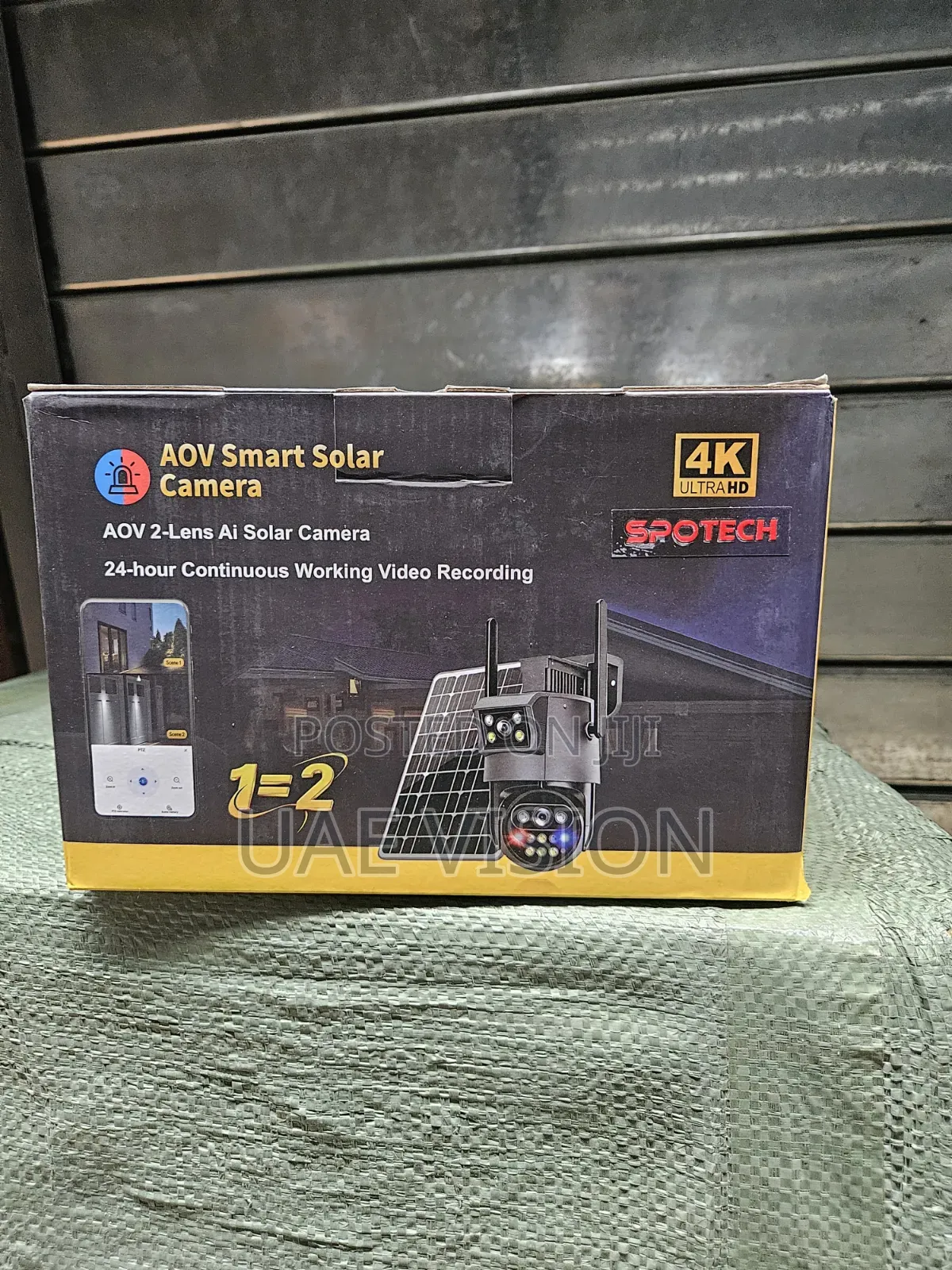 Aov Smart Ai Solar Camera Dual Lens Hieasy-App