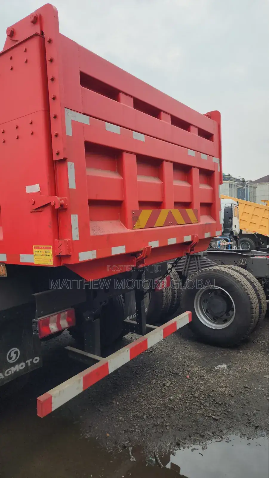 Brand New Sagmoto 6 Tyres Dump Truck With Auxiliary