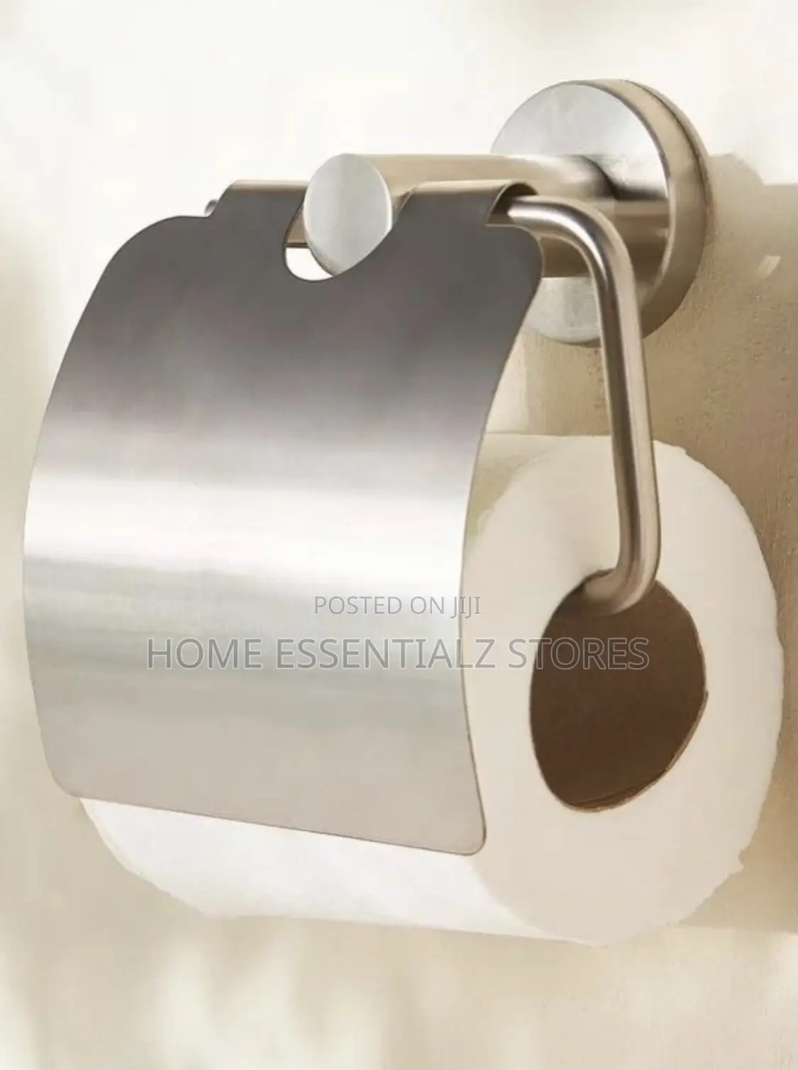 Aluminum Toilet Paper Holder With Cover - Toilet Tissue Holder