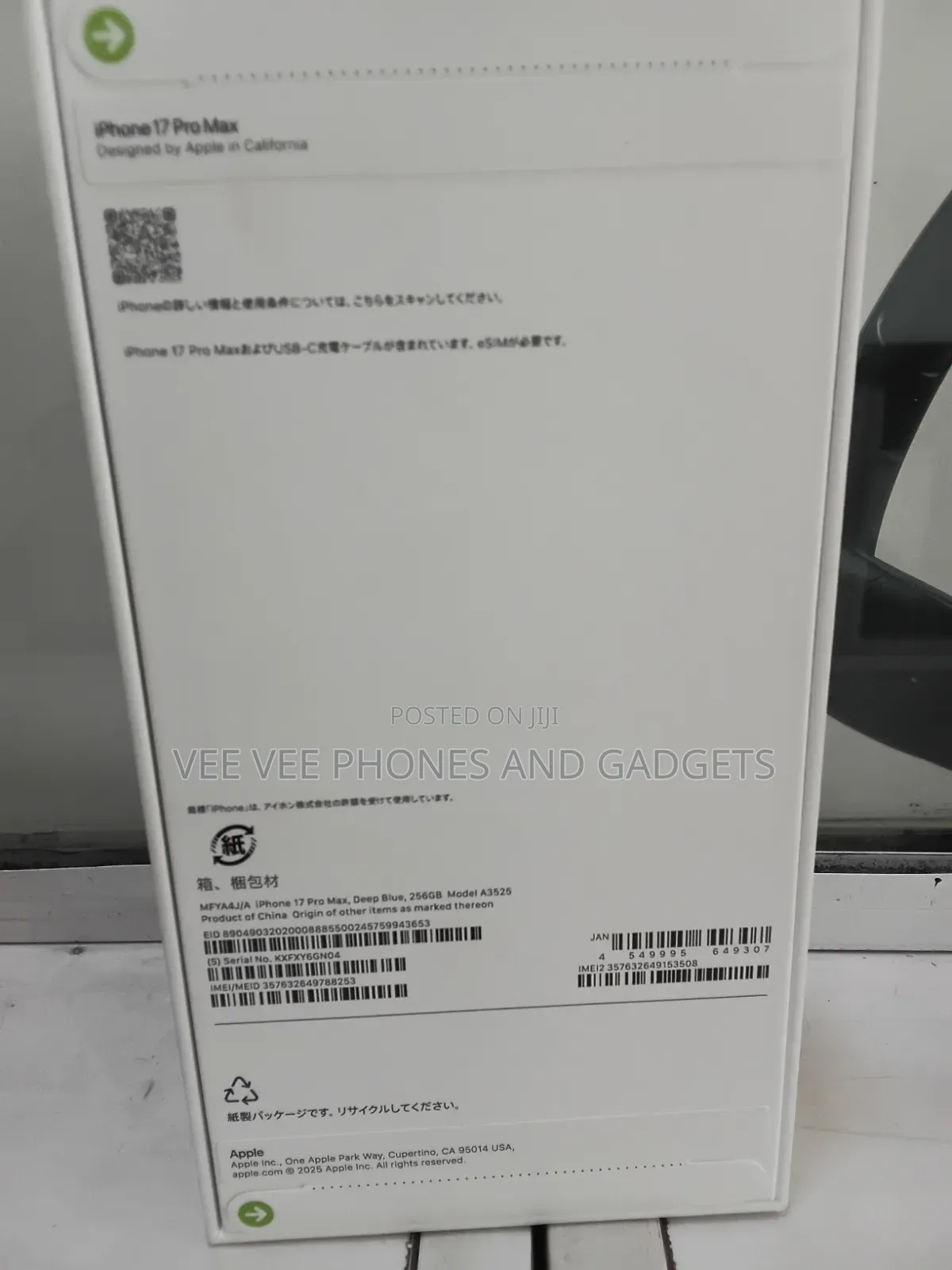 New Apple iPhone 17 Pro Max 256 GB Blue