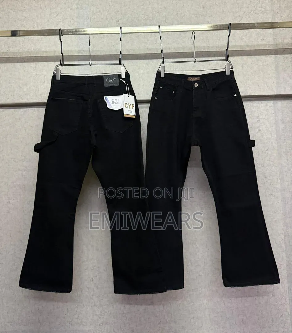 Black Flared Jeans