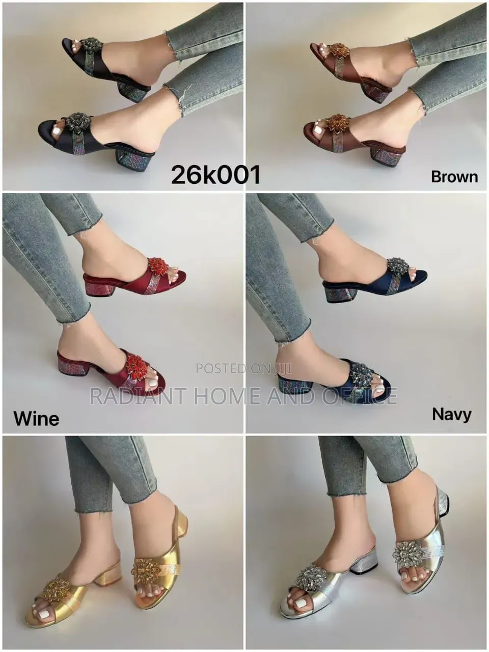 Low Block Heal Quality Slippers