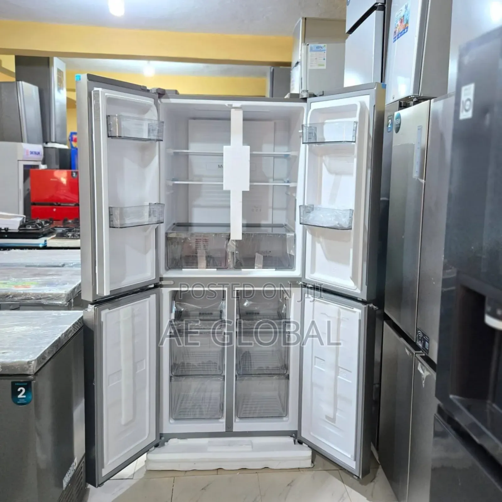 Hisense Inverter Side-by-Side Refrigerator Model: Ref 54wc 392l