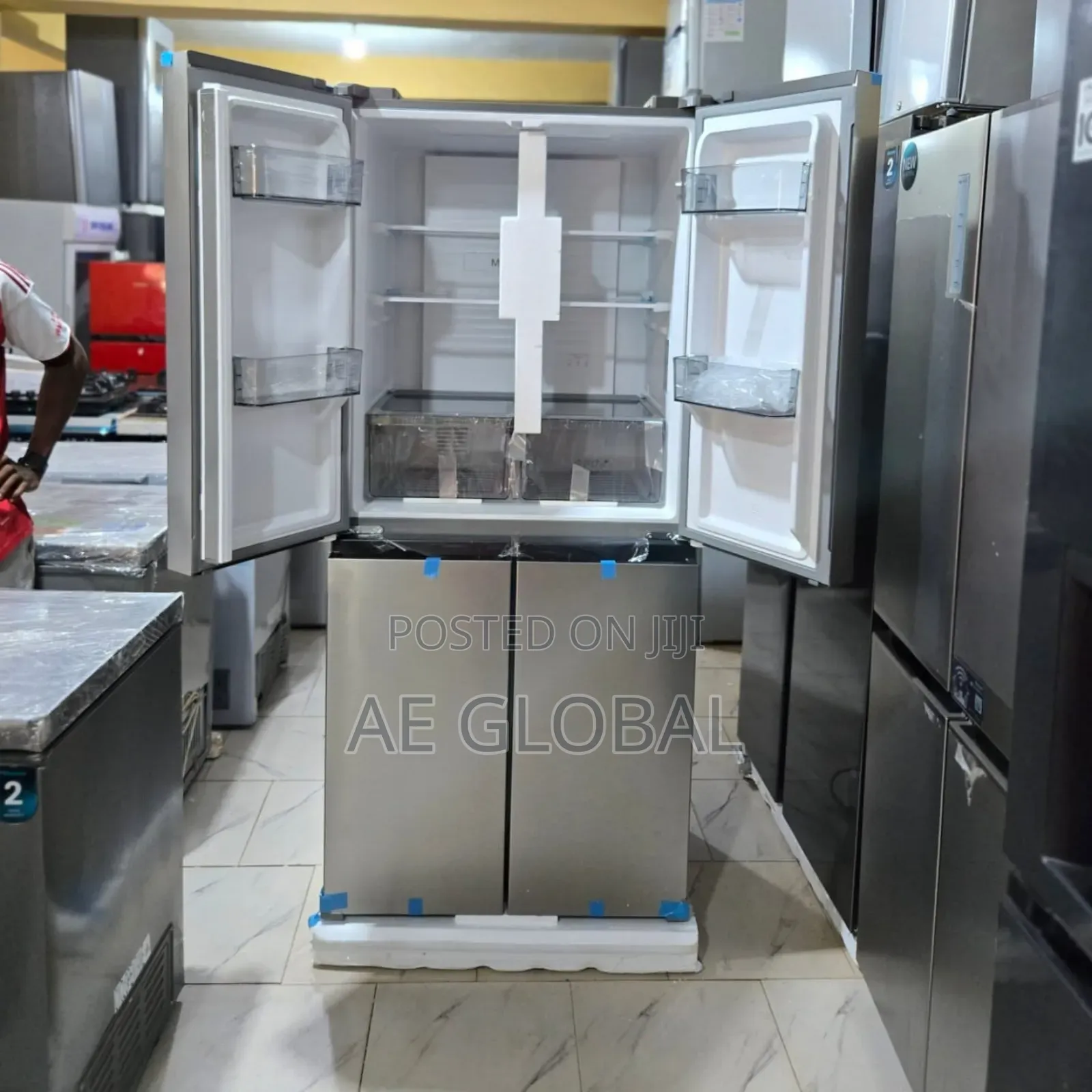 Hisense Inverter Side-by-Side Refrigerator Model: Ref 54wc 392l