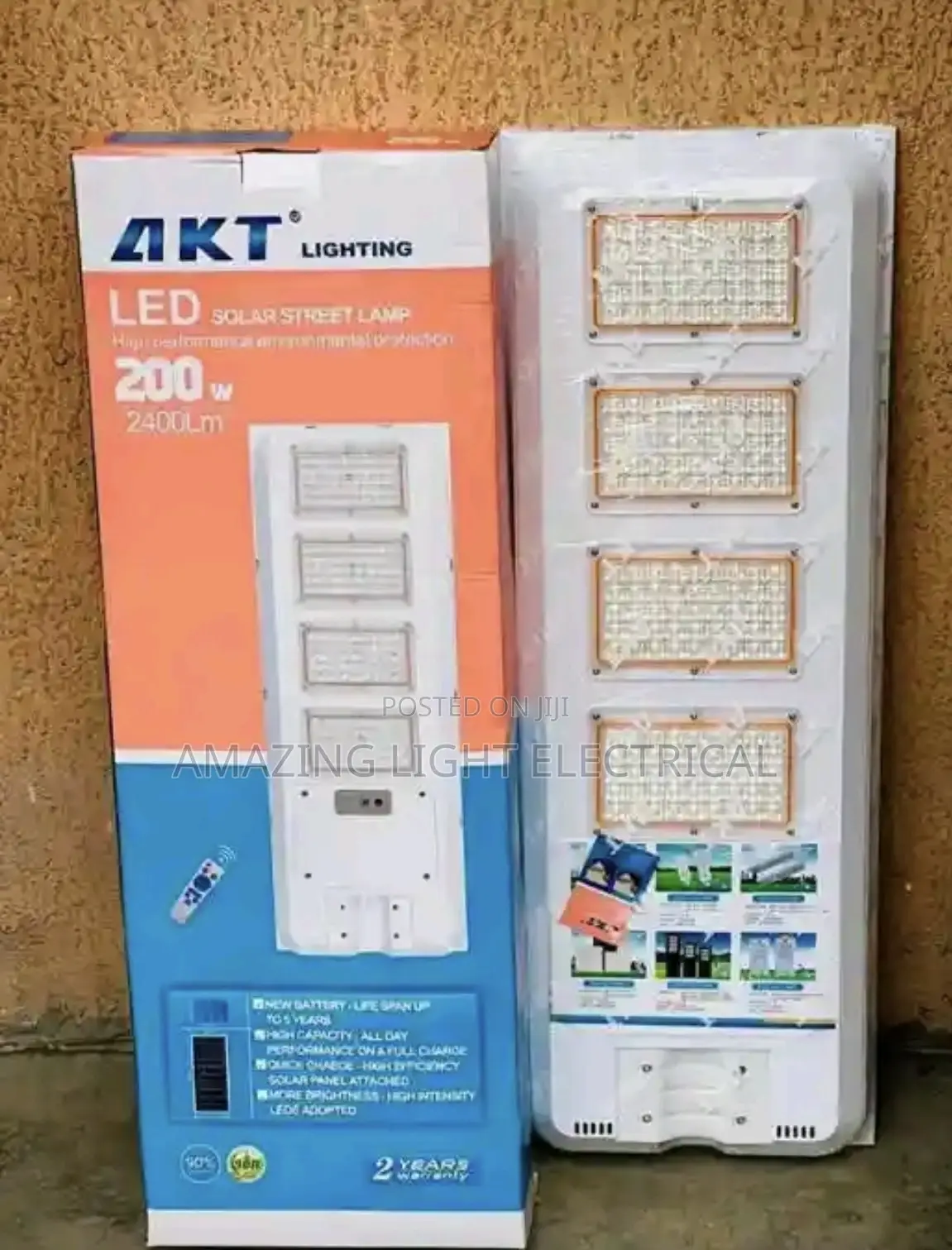 Akt Street Lights 200 Watts Solar Light