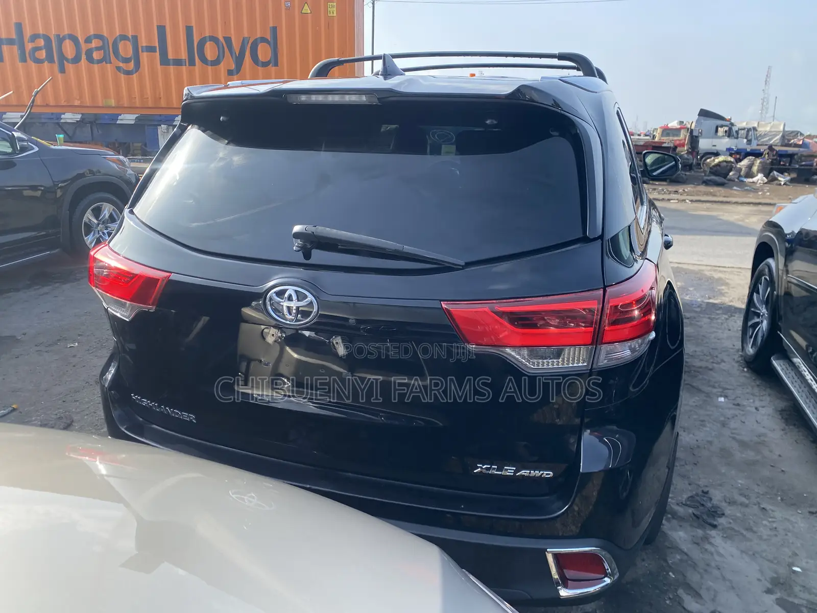 Toyota Highlander XLE 4x4 V6 (3.5L 6cyl 8A) 2018 Black
