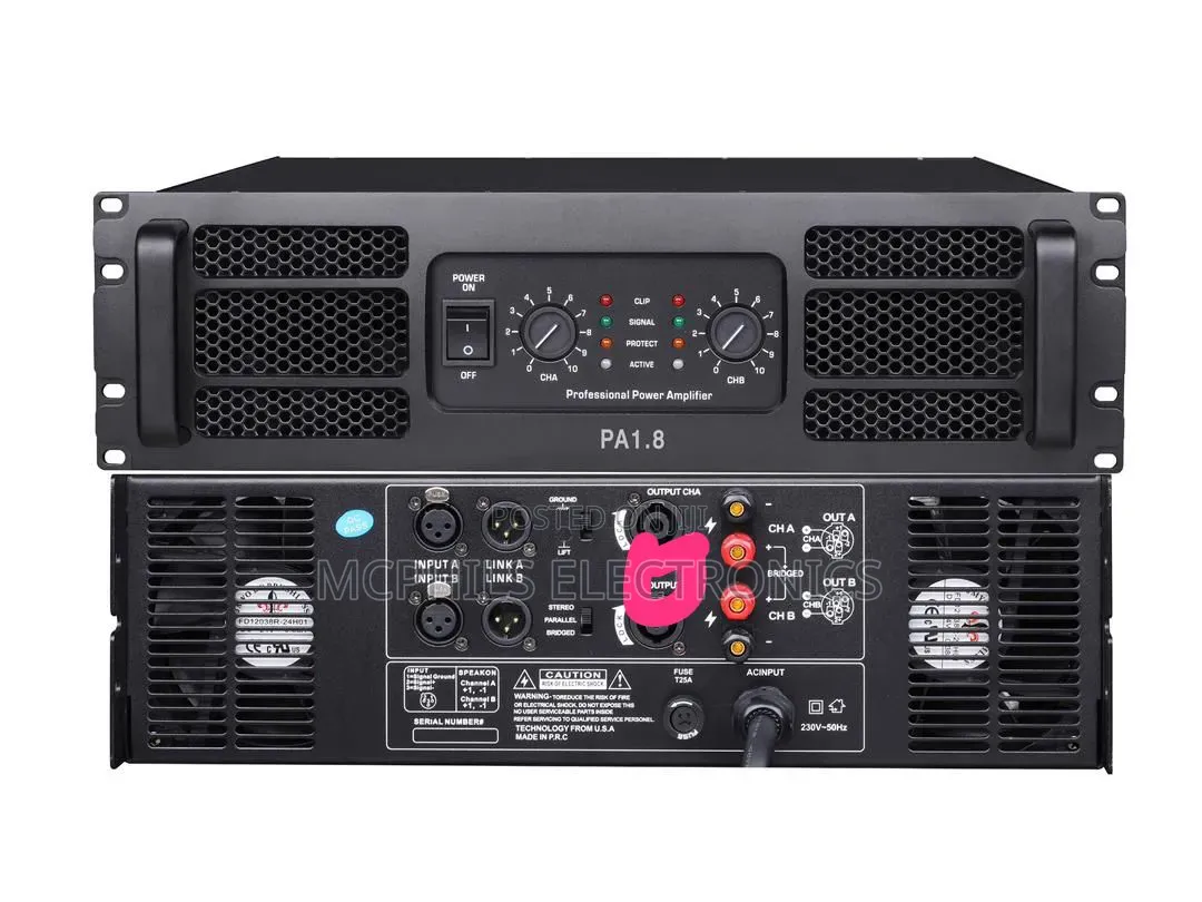 Soundedge Spa-9000w Powered Amplifier