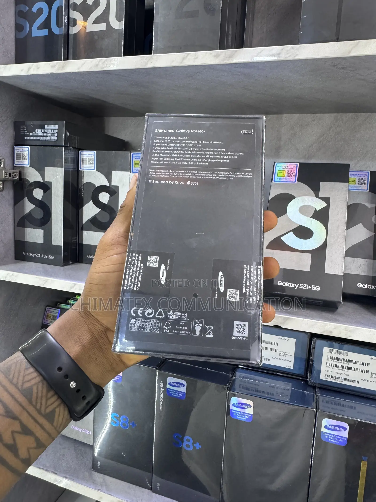 New Samsung Galaxy Note 10 Plus 512 GB Blue