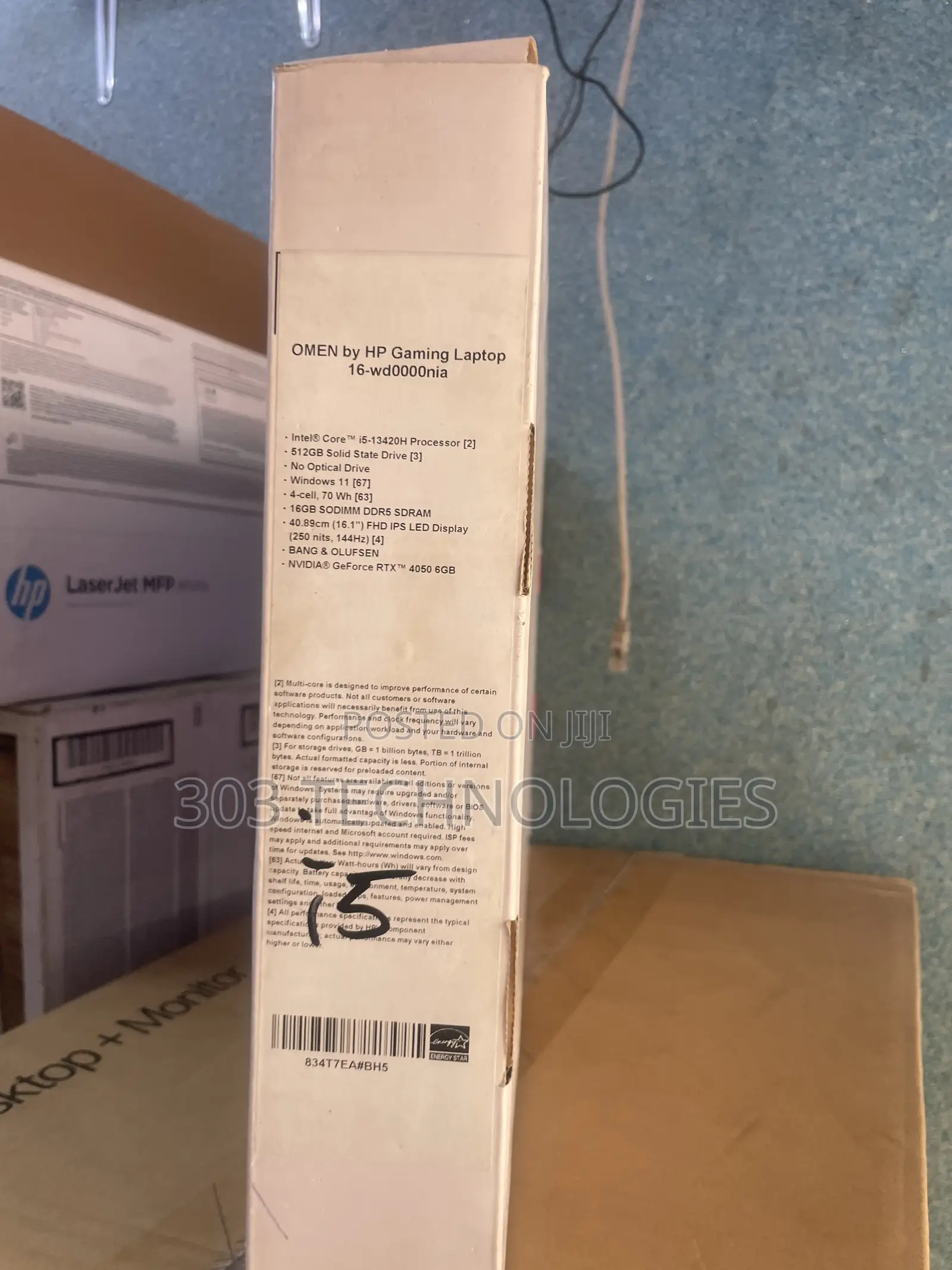 New Laptop HP Omen 16 16GB Intel Core i5 SSD 512GB