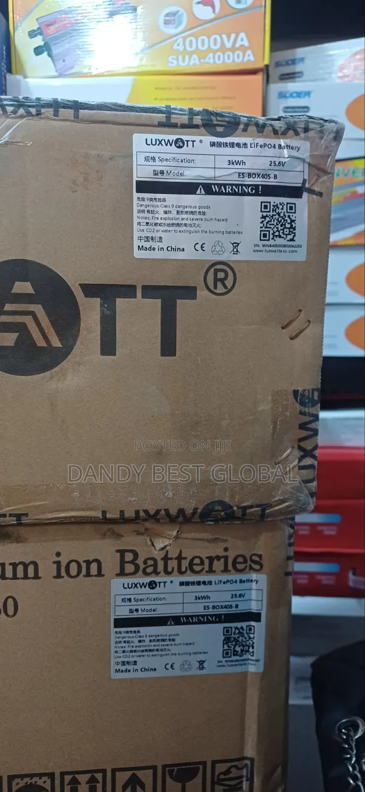 Luxwatt Lithium Battery 3kwh/24v