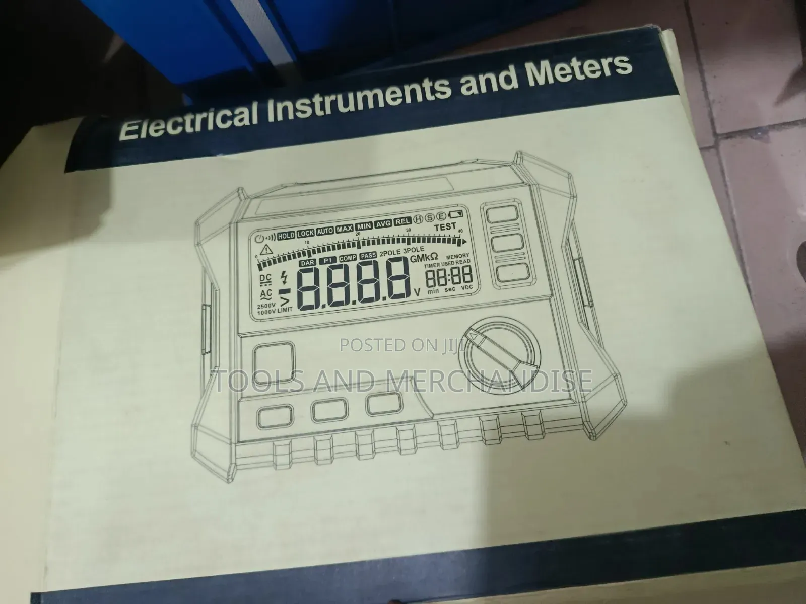 Digital RCD and Loop Meter (Tester)