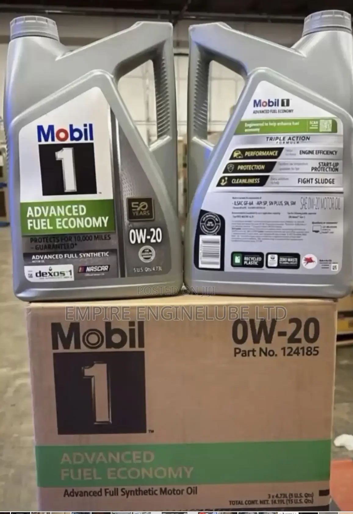 Original Mobil 1 0w20,5w20,5w30. (50years Anniversary Usa)