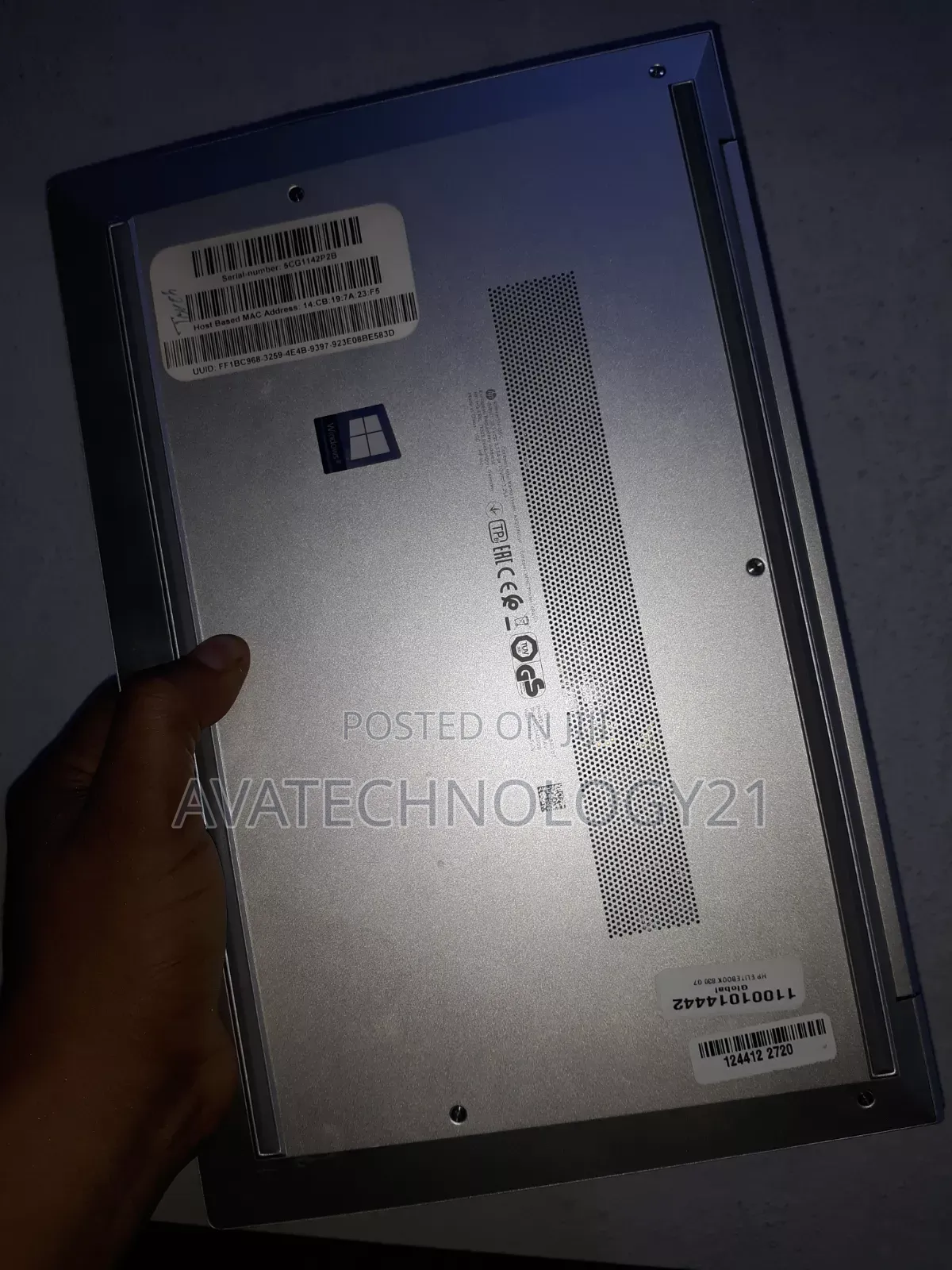 Laptop HP EliteBook 830 G7 8GB Intel Core i5 SSD 256GB