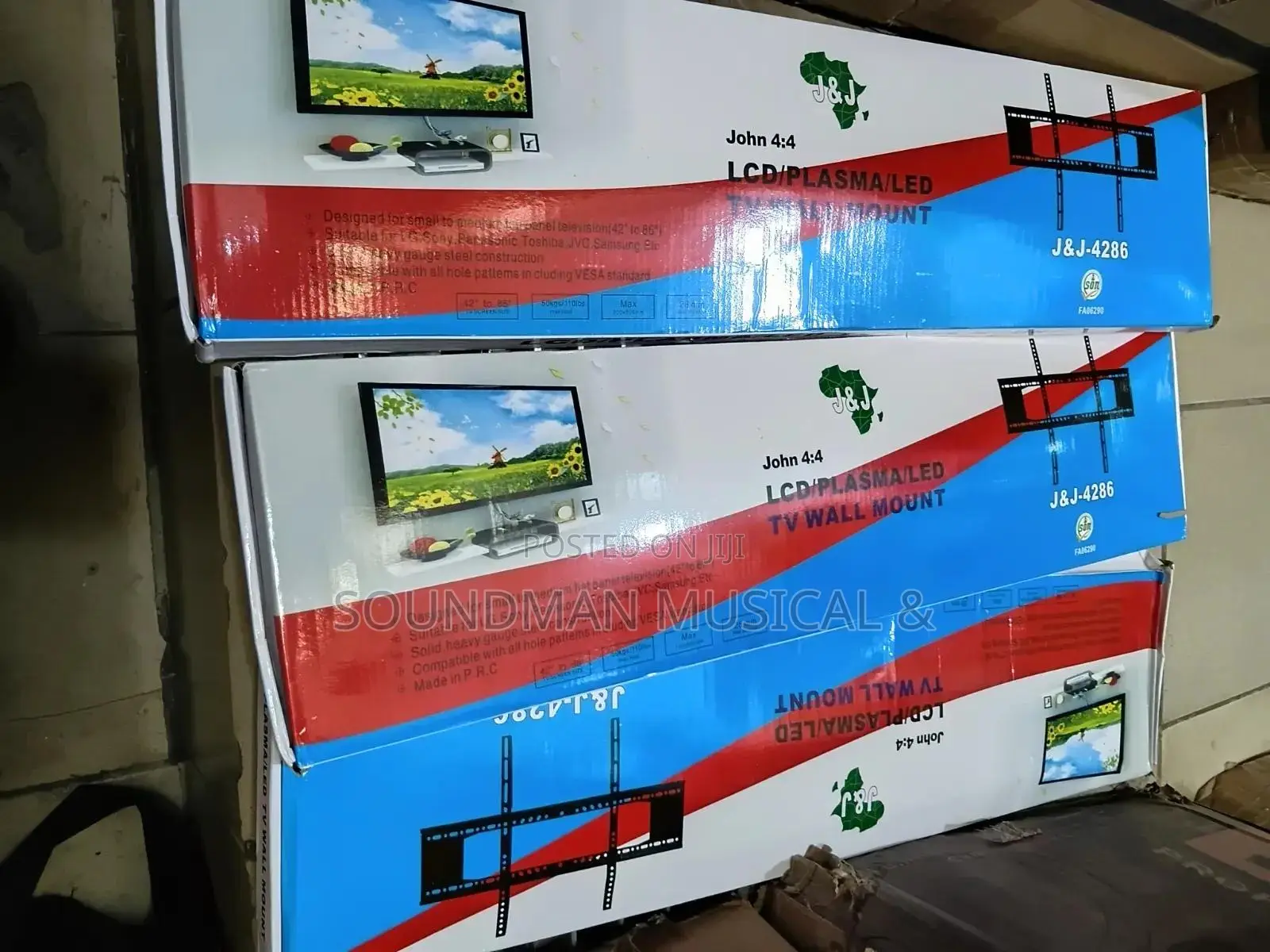 Heavy Duty Flat Tv Hanger Wall Mount 40" - 86" Inches Television