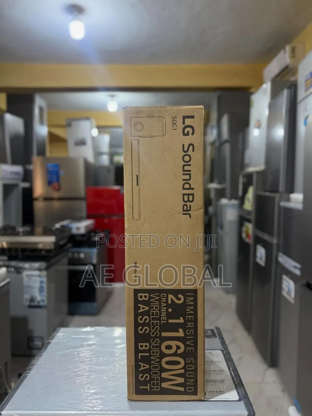 Lg Sounbar With Wireless Subwoofer Model: Aud 1sqc Sb 160watts