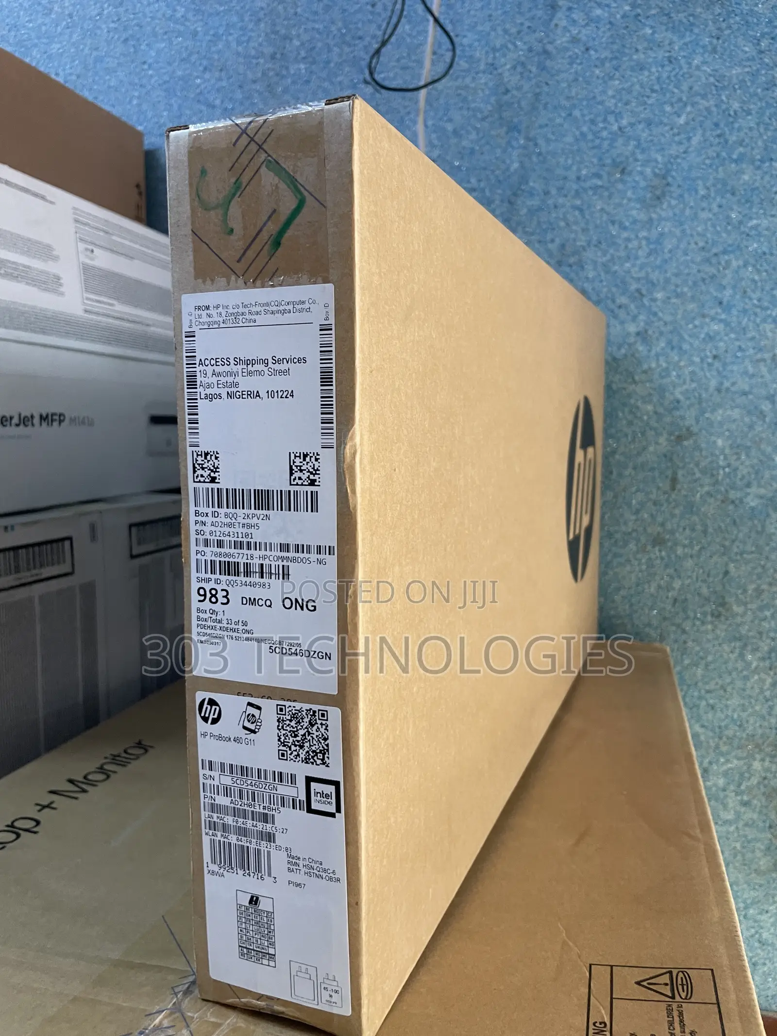 New Laptop HP Probook 450 16GB Intel Core Ultra 7 SSD 512GB