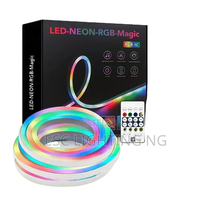 Rgbic Led Neon Flex Strip Smart Lighting With Music Feature 5v