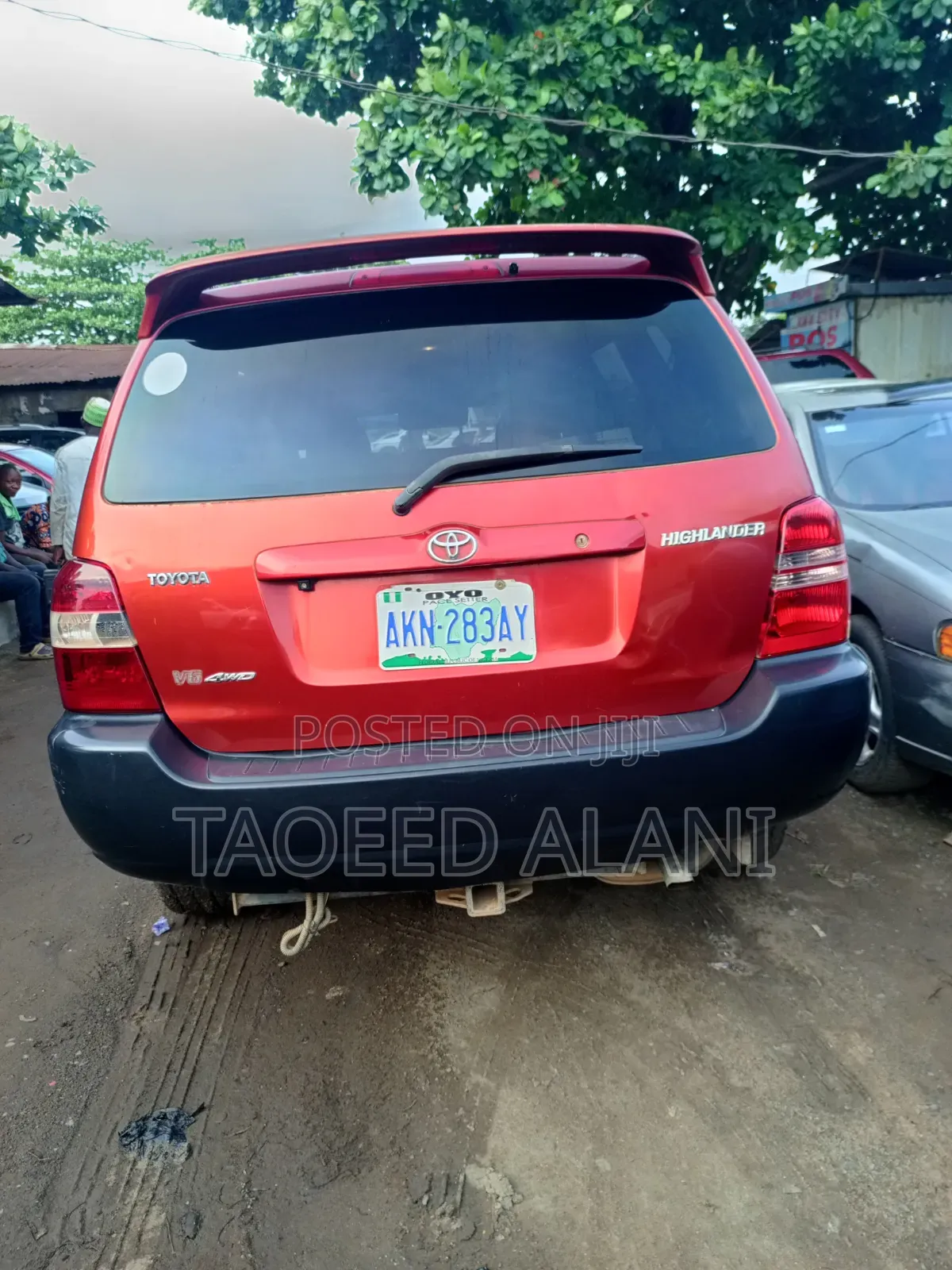 Toyota Highlander V6 FWD 2003 Red