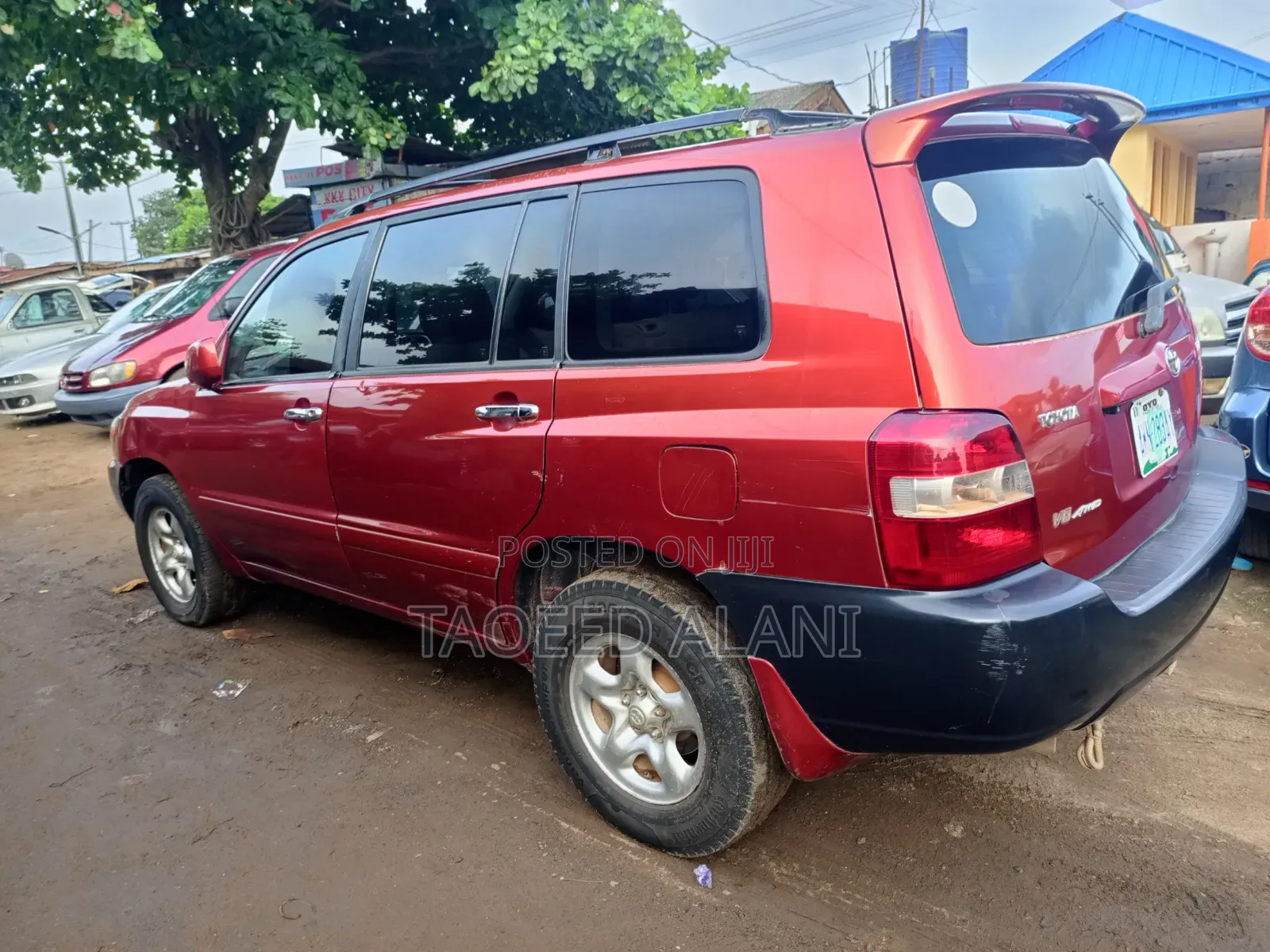 Toyota Highlander V6 FWD 2003 Red