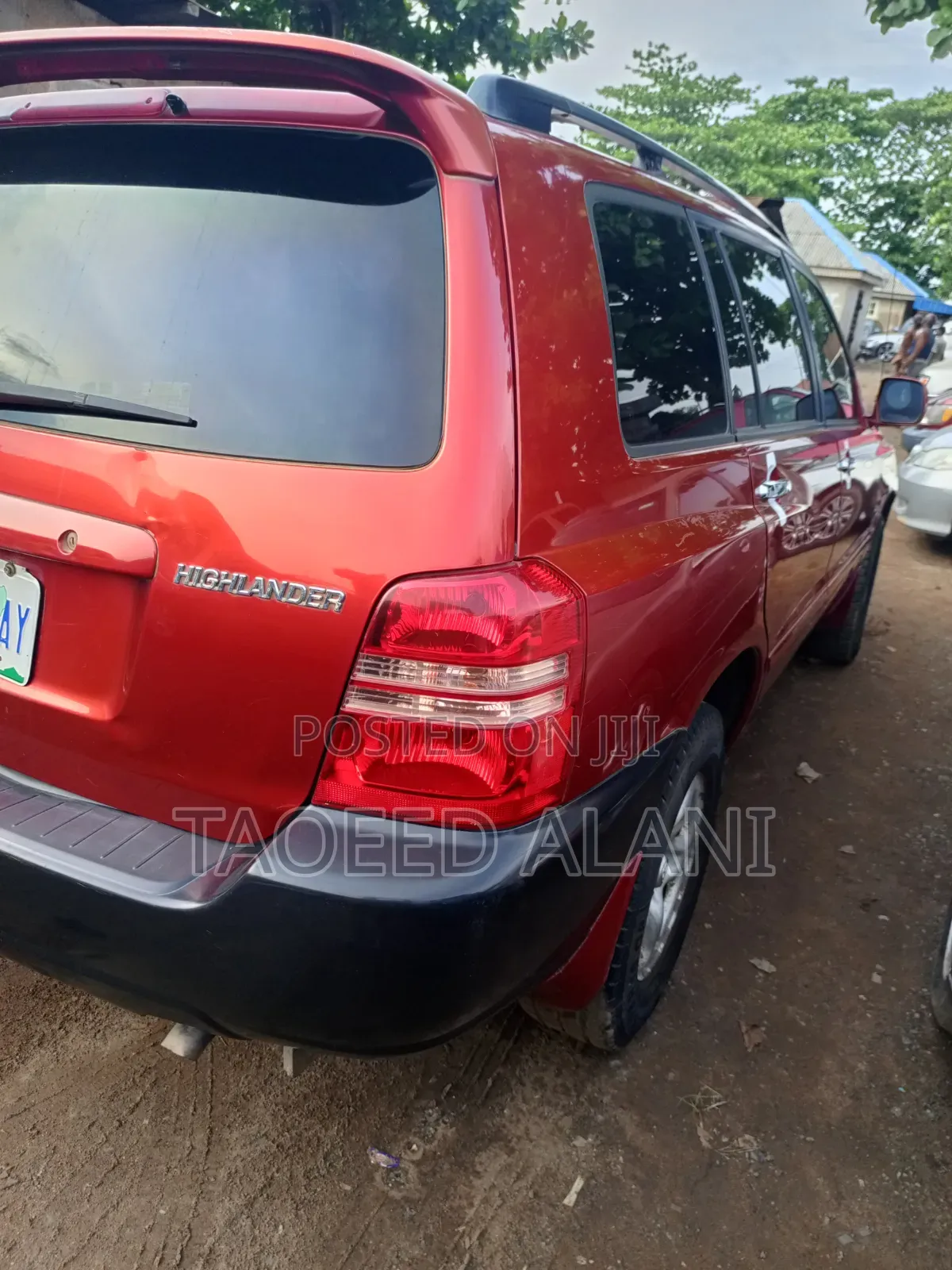 Toyota Highlander V6 FWD 2003 Red