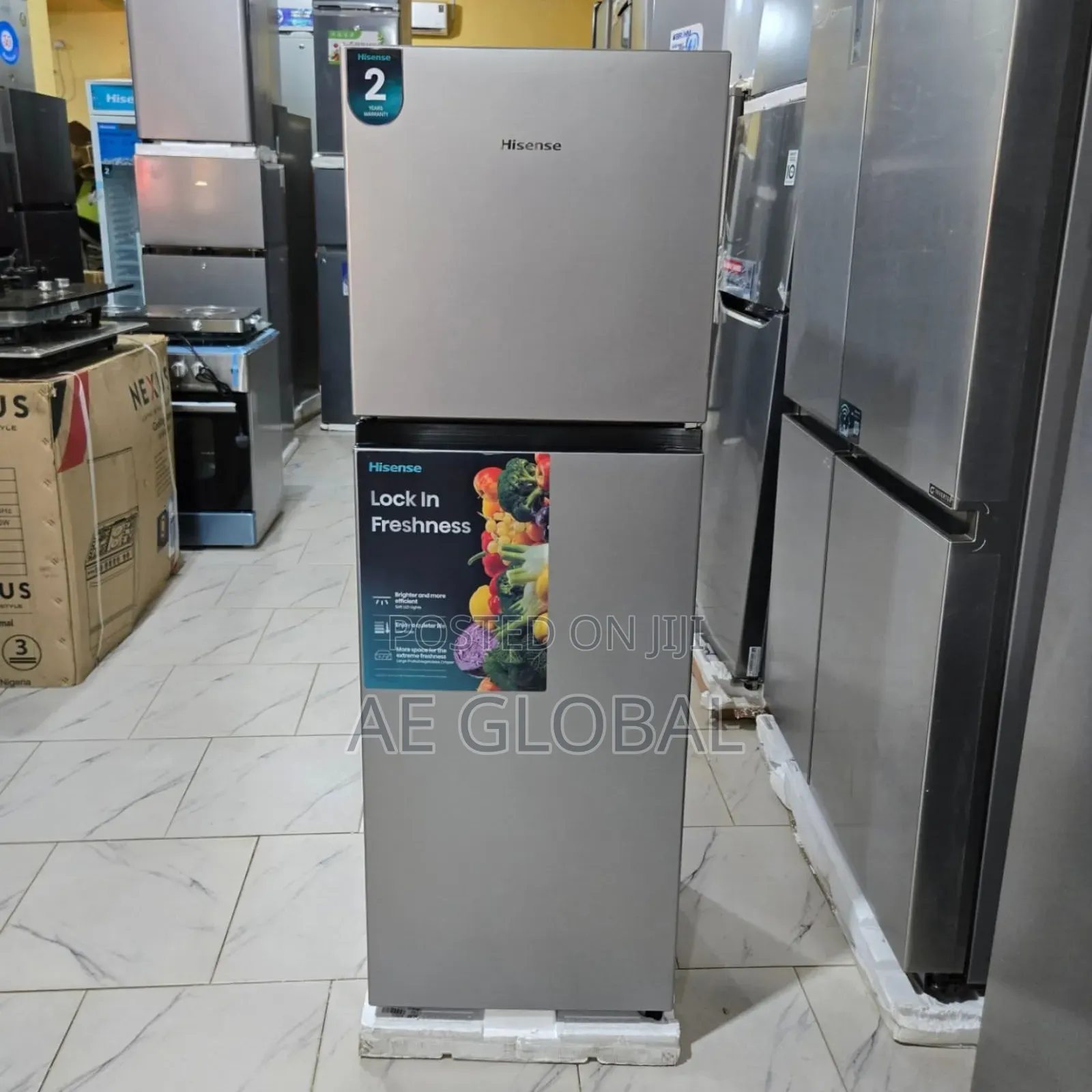 Hisense Double Door Refrigerator Model: Ref 200dr 154 Liters