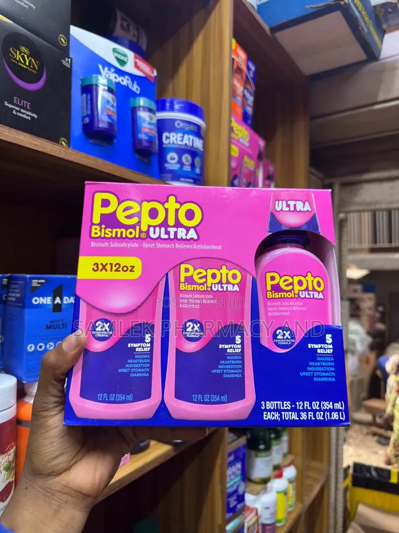 Pepto Bismol Ultra, Upset Stomach Relief, Nausea Relief,Heartburn Etc
