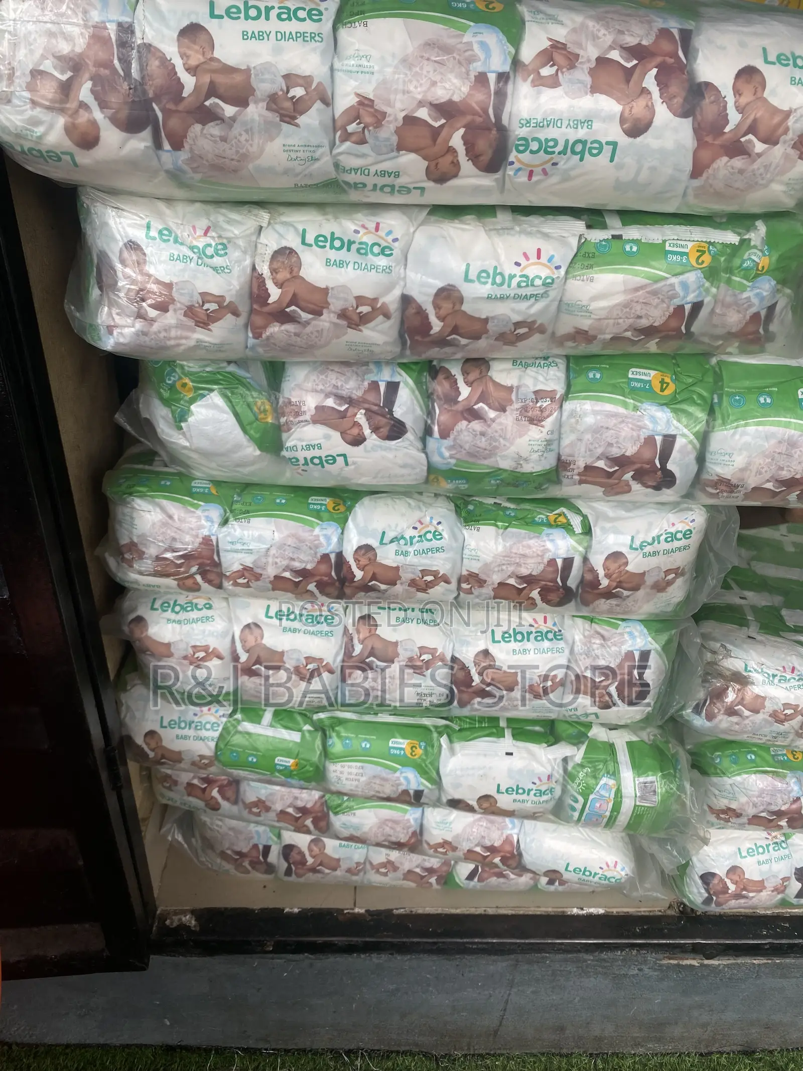 Full Bag of Lebrace Diapers