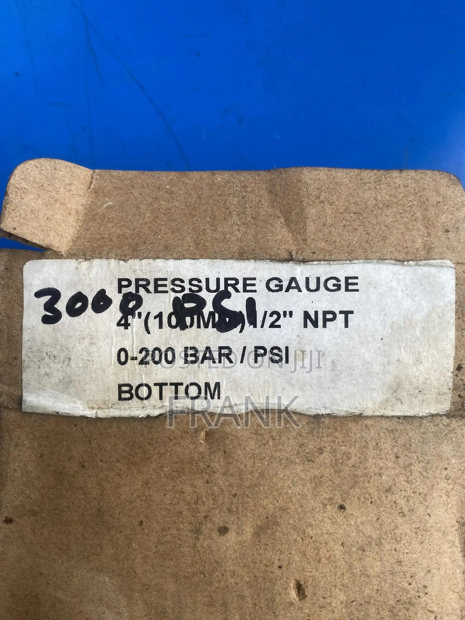 Pressure Gauge 4”