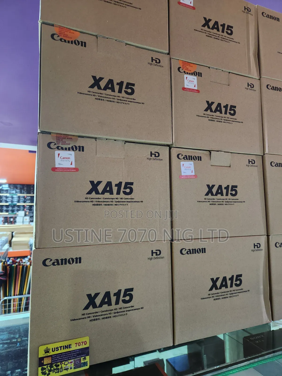 Xa15 Canon Video Camera (New)
