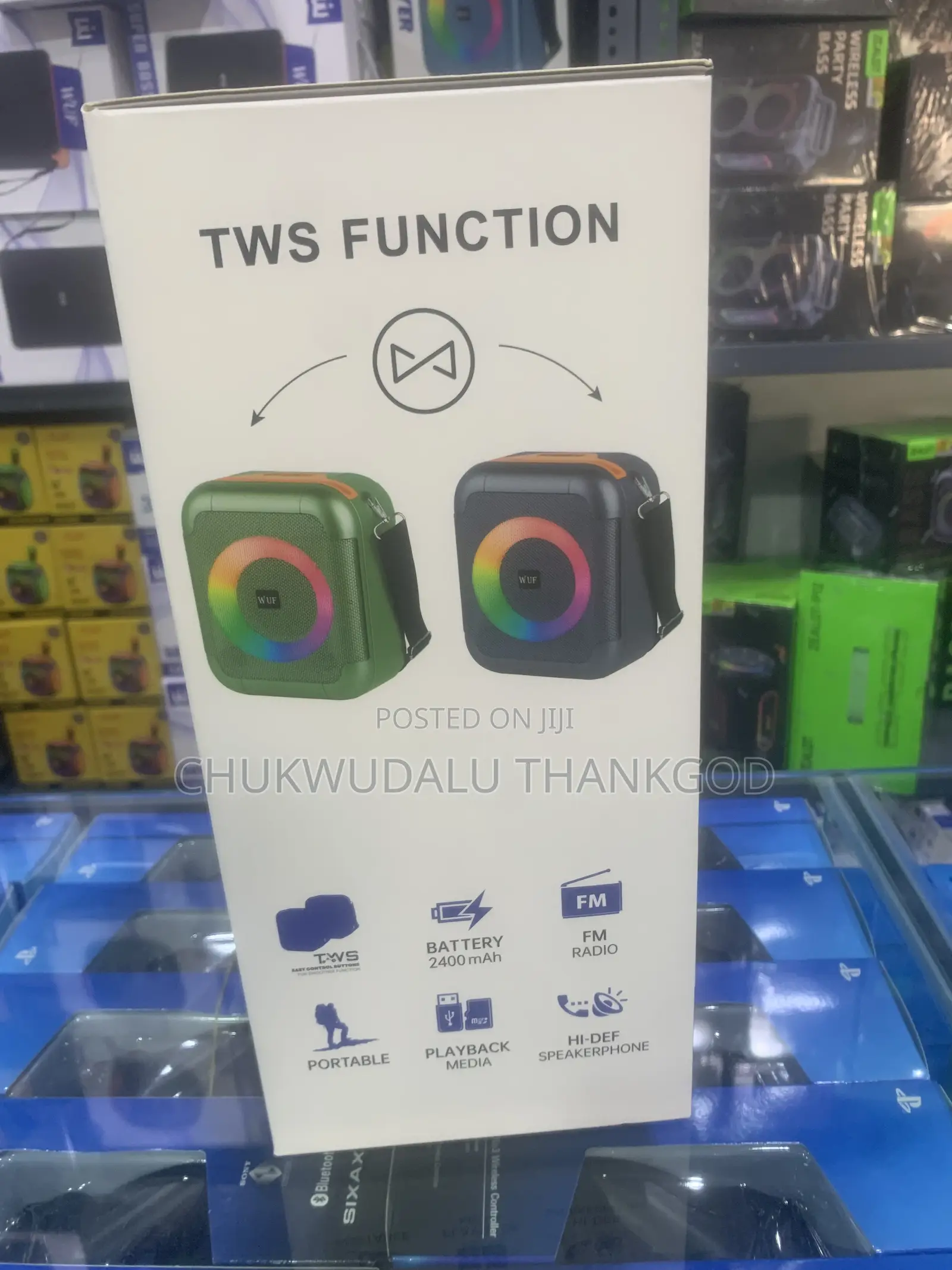 Wuf W56 30w Portable Wireless Bluetooth Speaker With Radio