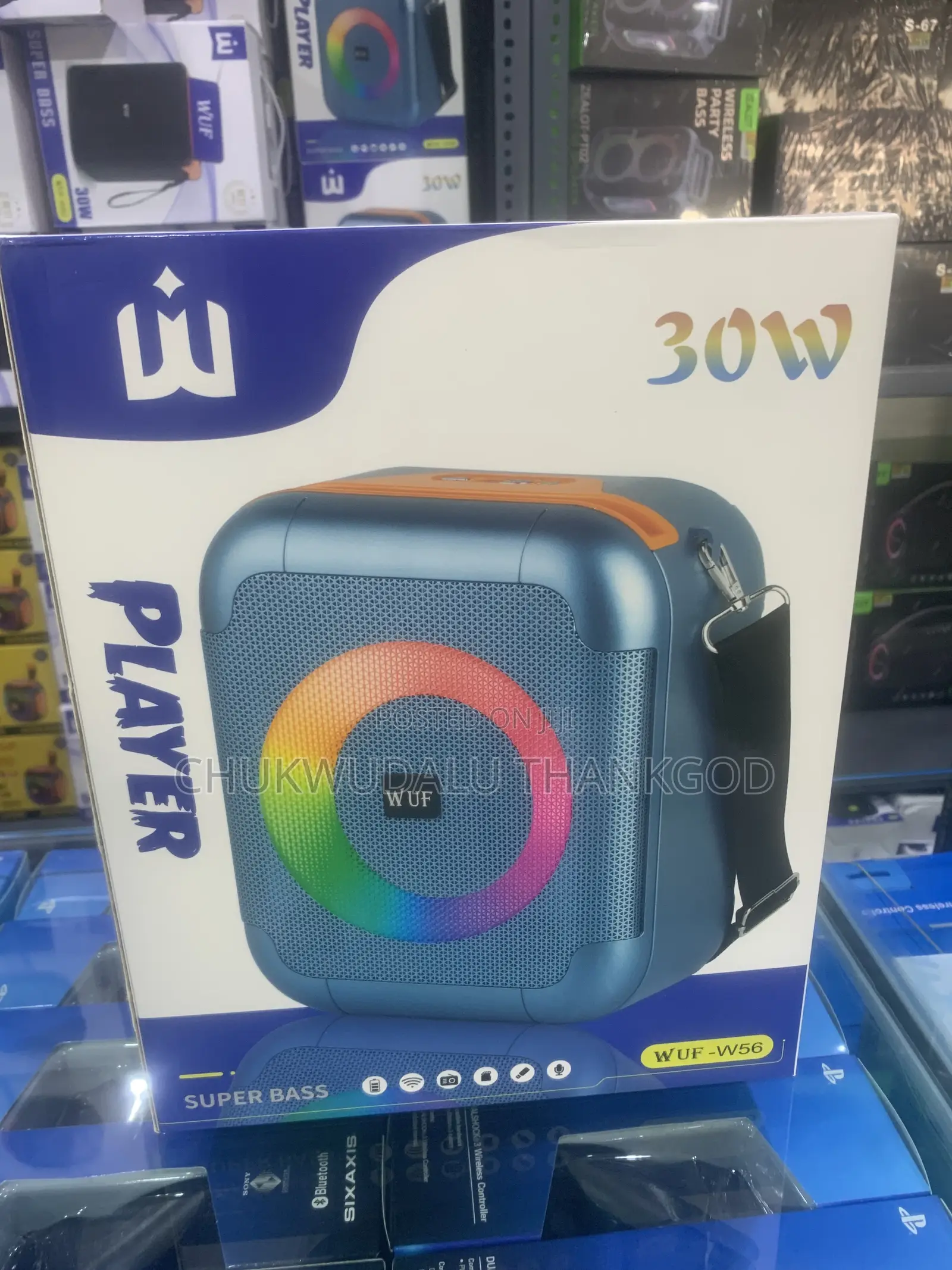 Wuf W56 30w Portable Wireless Bluetooth Speaker With Radio