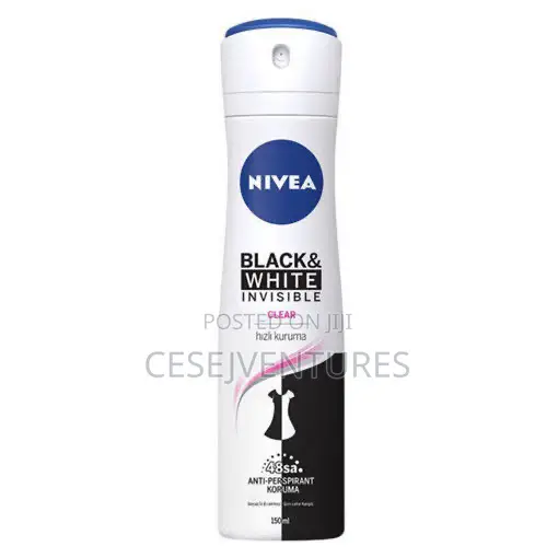 Nivea Black White Invisible Clear Anti-Perspirant Spray for Women
