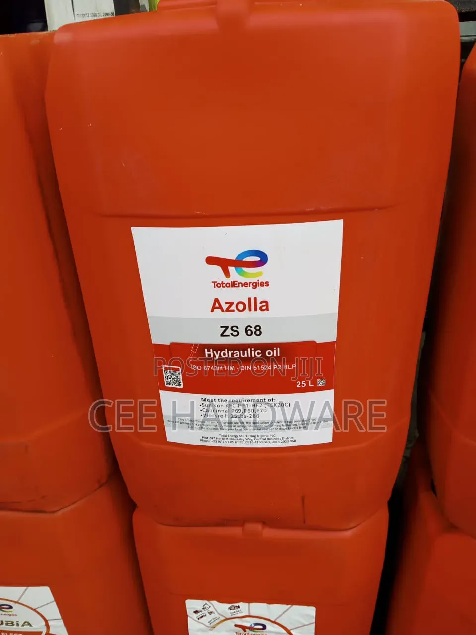 Total Azolla Zs 68 Hydraulic Oil