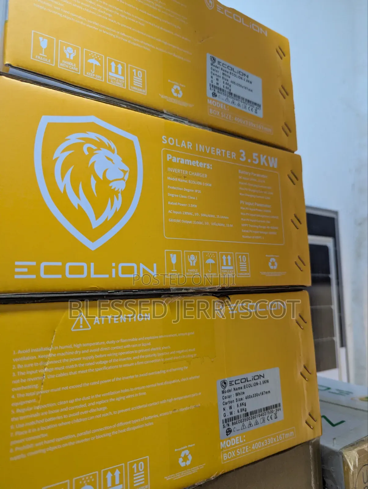 Ecolion 3.5kw 24v Hybrid Solar Inverters Available in Stock.
