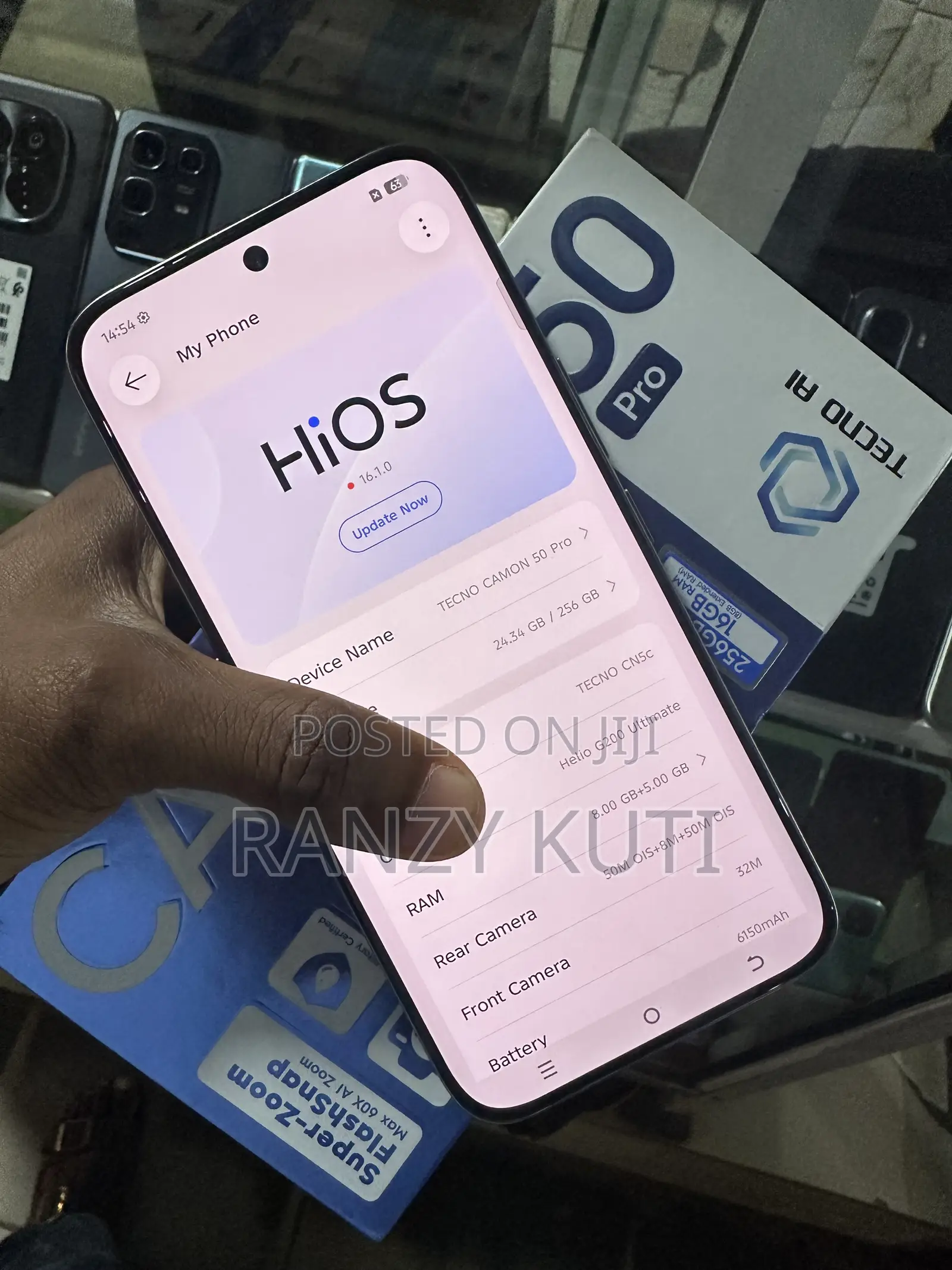 Tecno Camon 50 Pro 256 GB Black
