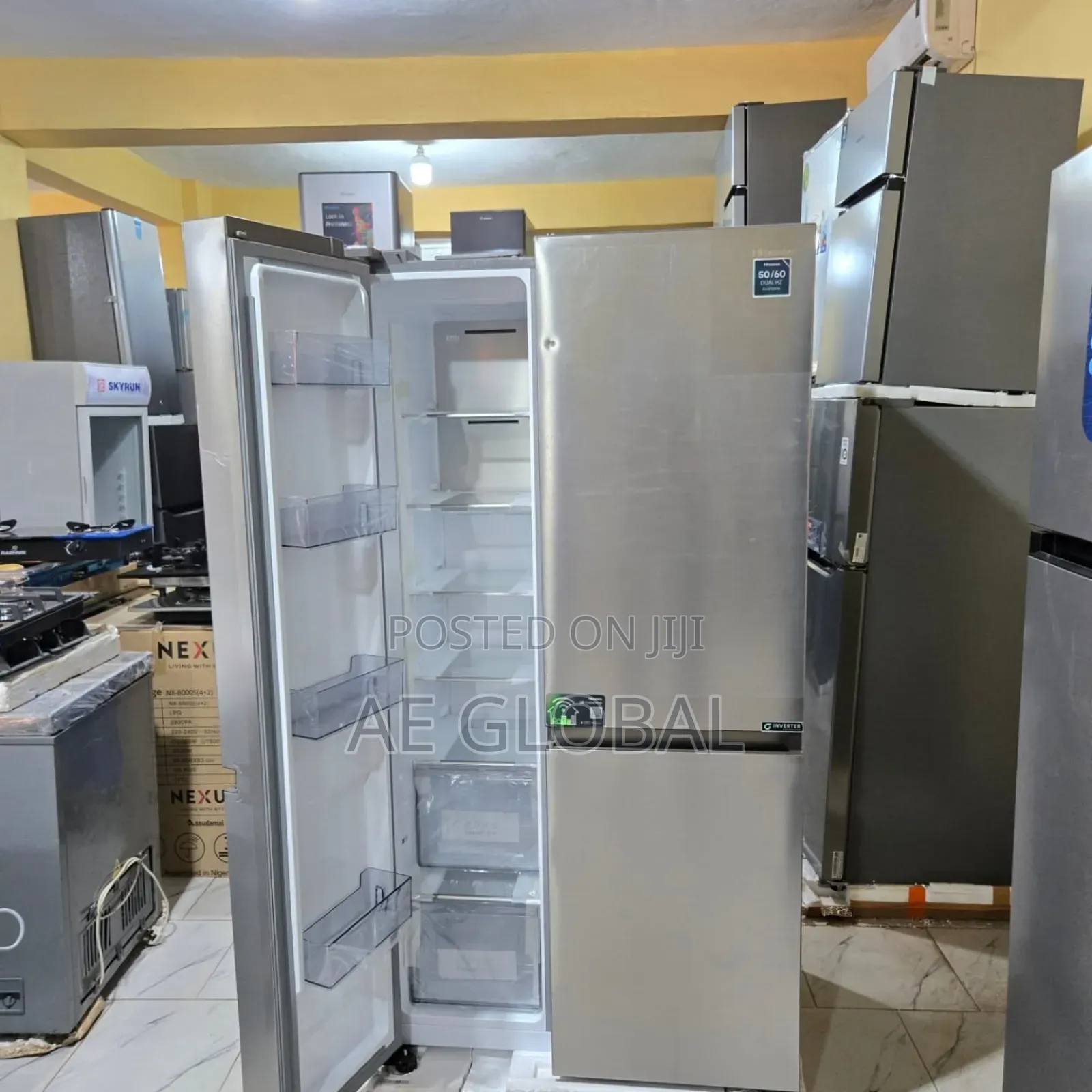 Hisense Inverter Side-by-Side Refrigerator Model: Ref 87ws 635lt