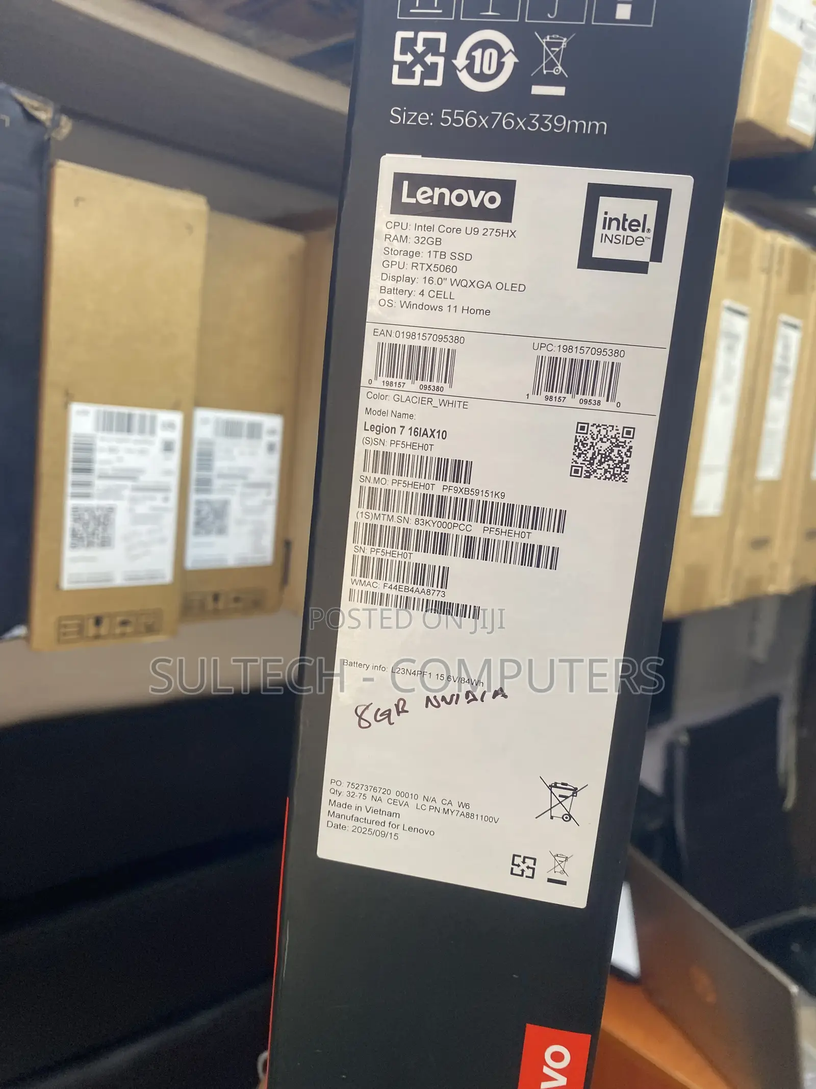 New Laptop Lenovo Legion 7 32GB Intel Core Ultra 9 SSD 1T