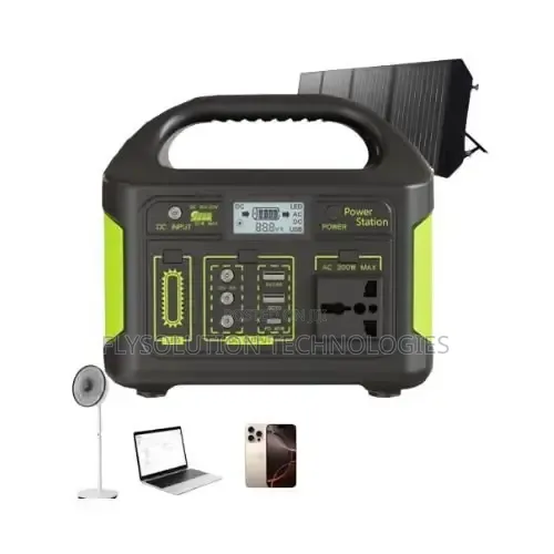 Portable Power Station Solar Generator 300w Laptop Power Bank