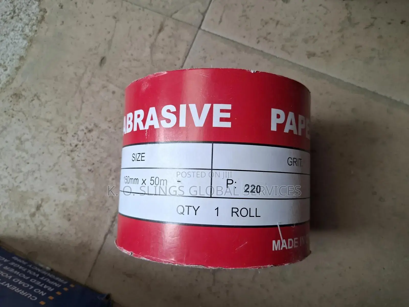 Abrasive Paper (Sand Paper)Roll 150mm X 50m