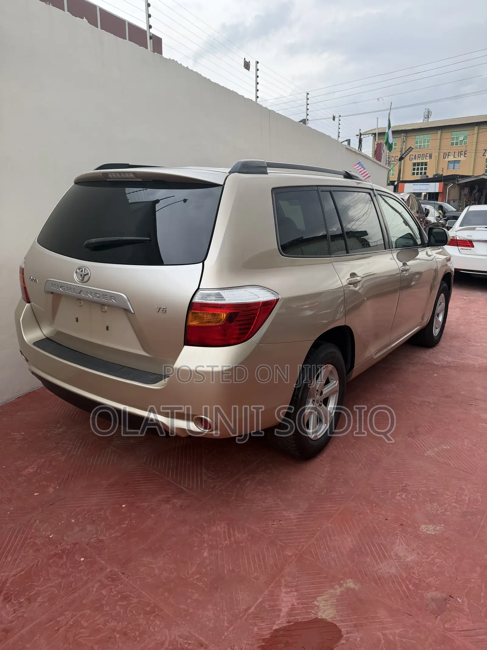 Toyota Highlander Sport 2008 Gold