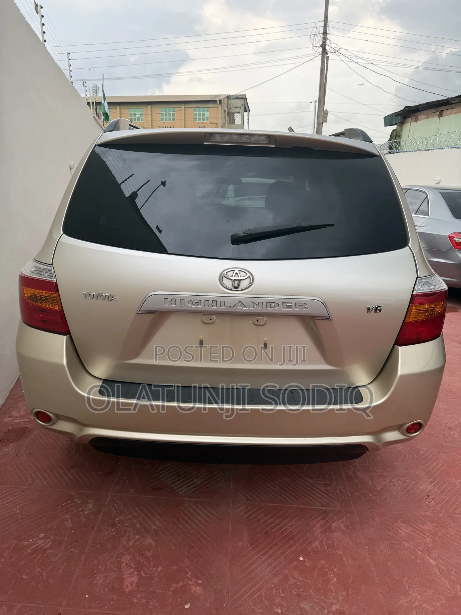 Toyota Highlander Sport 2008 Gold