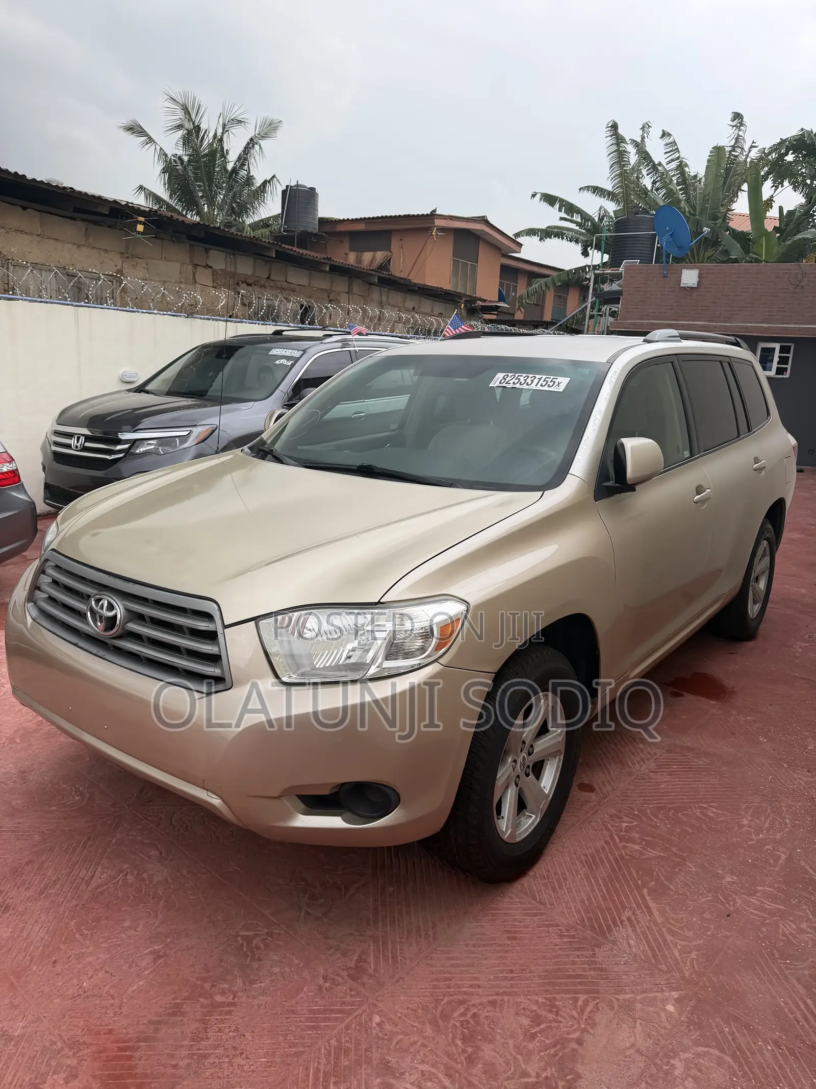 Toyota Highlander Sport 2008 Gold